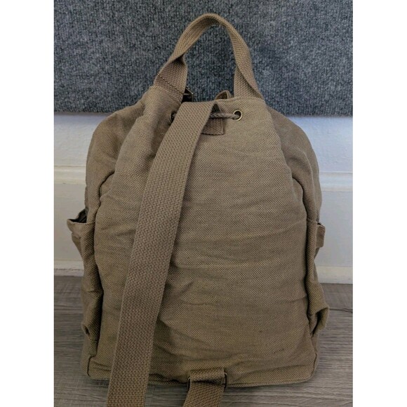 Vintage Disney Store Winnie The Pooh Backpack Jute Linen Blend Small Tan main image 16